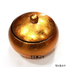 금색대신그릇(나무재질)