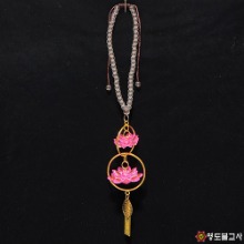 핑크2단연꽃차걸이(100개이상구매시할인)