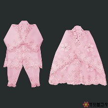 큰꽃동자동녀옷-분홍